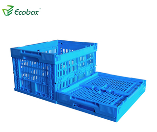 Boîte de déménagement pliante en plastique réutilisable Ecobox pour le transport