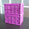 Caisse de déménagement pliable en plastique réutilisable Ecobox pour le transport violet