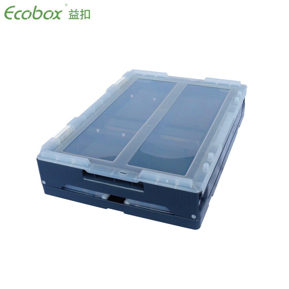 Caisse de déménagement en plastique pliable Ecobox avec couvercle