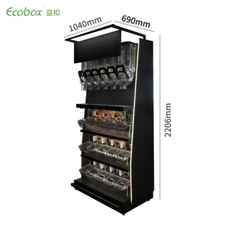 Ecobox EK-026-6 présentoir de solution pick n mix pour le marchandisage en vrac