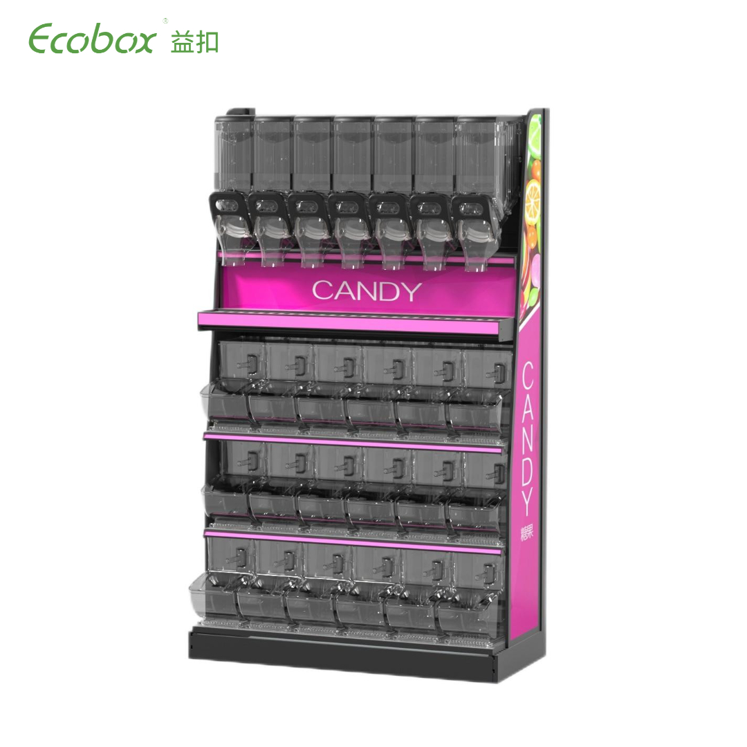Ecobox EK-026-06 1.2M largeur grain bonbons noix produit alimentaire affiche étagère
