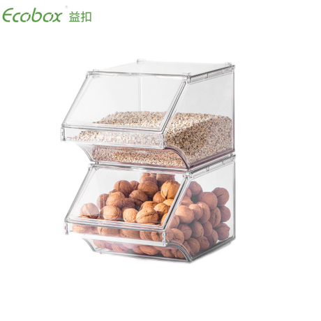 Ecobox SS-02 Poubelle empilable Supermarket pour aliments en vrac et bonbons