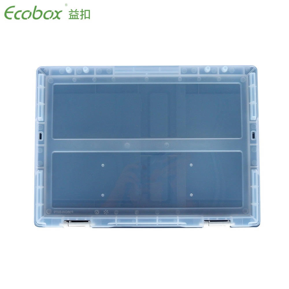 Caisse de déménagement en plastique pliable Ecobox avec couvercle