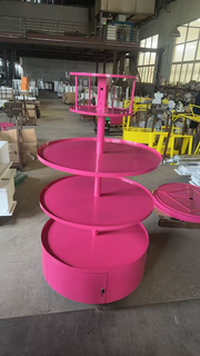 Ecobox TG-25 Vitrine de vente au détail Affichage rond