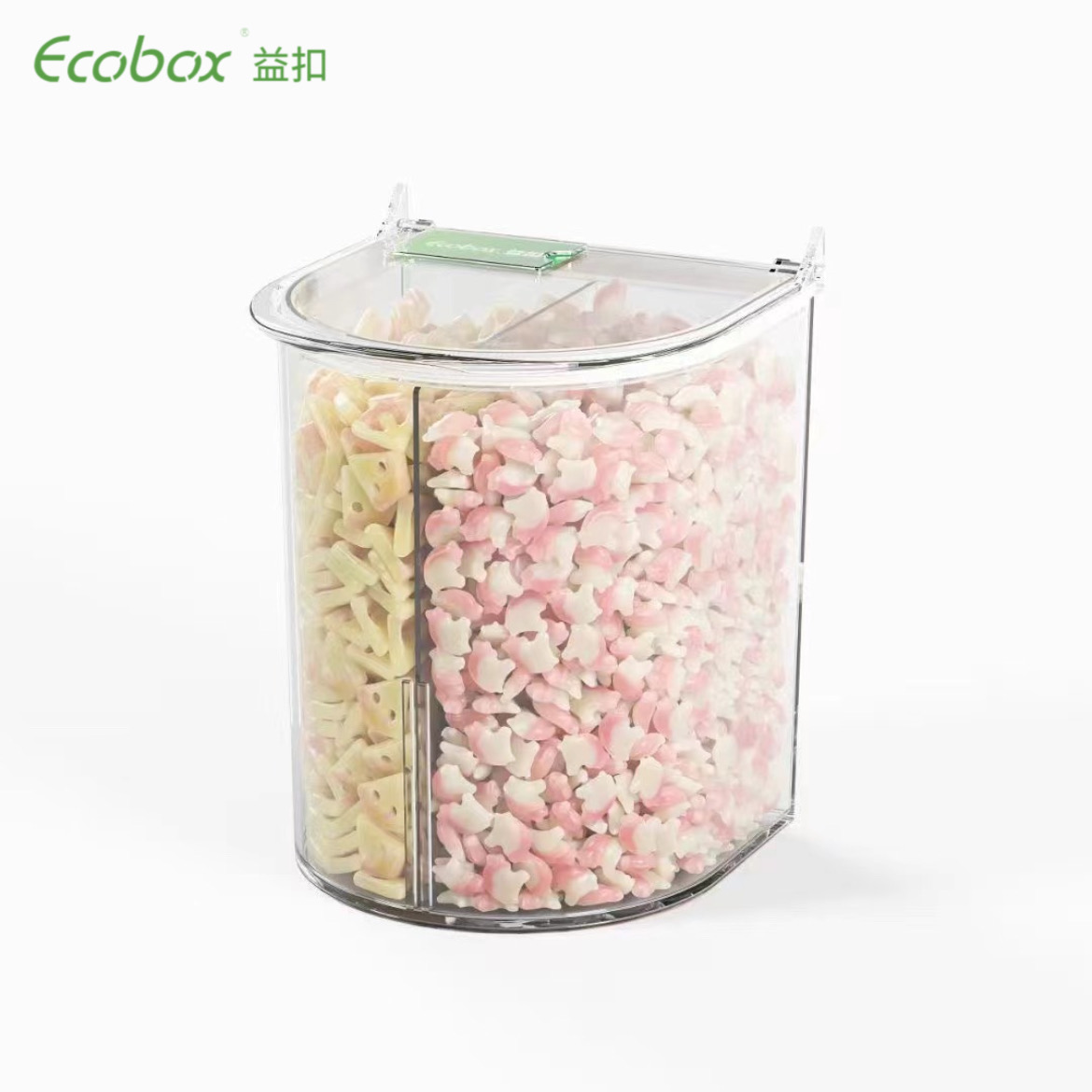 Ecobox MY-0101C Poubelle en vrac empilable de supermarché pour aliments en vrac et bonbons