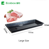 ECOBOX FZ-0401C Plastique en vrac Afficher les plateaux frais pour supermarché