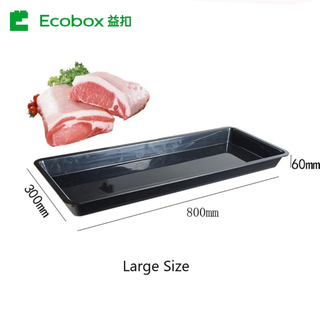ECOBOX FZ-0401C Plastique en vrac Afficher les plateaux frais pour supermarché