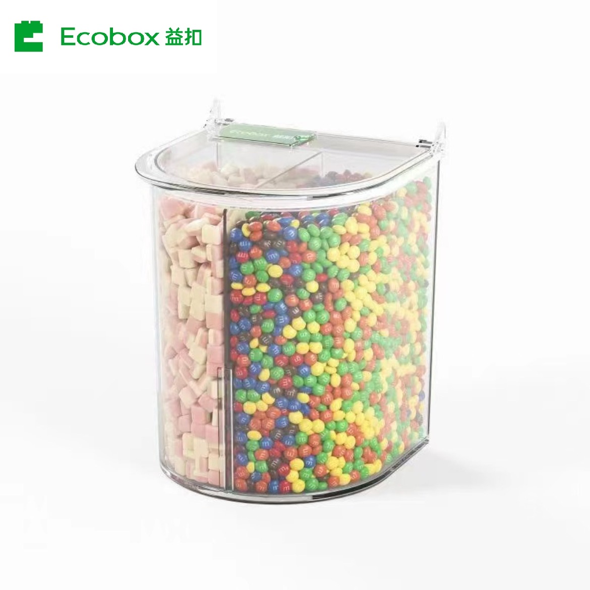 ECOBOX MY-0101C Supermarché Bouc empilable en vrac pour la nourriture en vrac et les bonbons