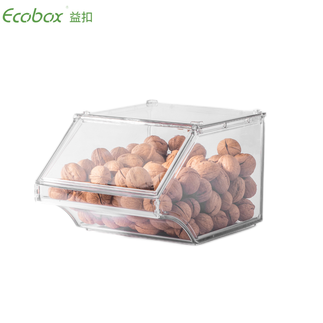 Ecobox SS-02 Poubelle empilable Supermarket pour aliments en vrac et bonbons