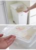 Ecobox ménage cuisine Pet chien chat nourriture seau stockage conteneur riz boîte poubelle avec couvercle