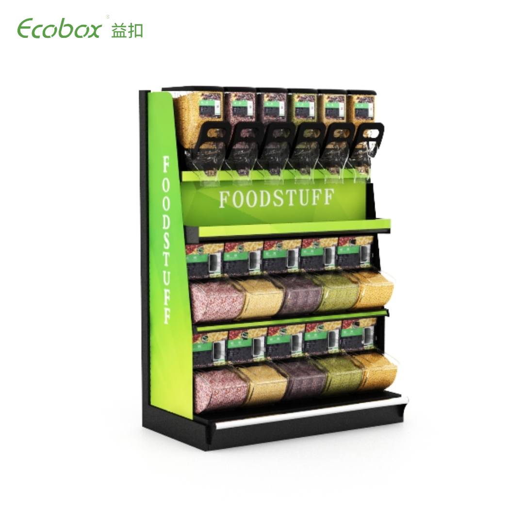 Ecobox EK-026-3 solution d'affichage pour étagères à grains courts sans LED supérieure