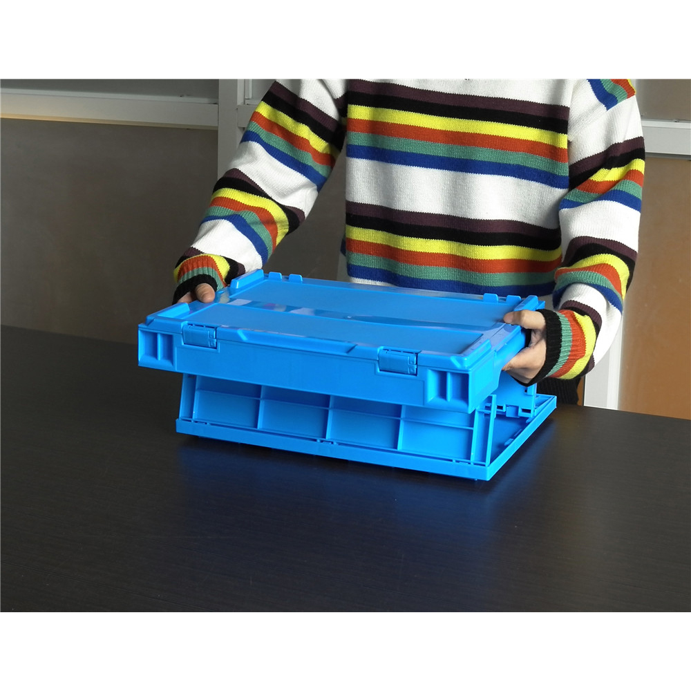 Ecobox 40x30x25.5cm pliable pliable en plastique bac conteneur de stockage boîte de transport