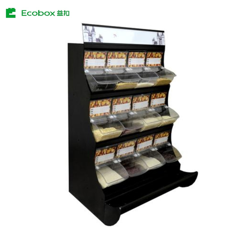 ECOBOX TG-02101C Candy Display Shelf Rack de 1,5 m de hauteur